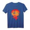 Windsurf Sonnenuntergang T-Shirt  Perfektes Design für Wassersport- und Windsurfing-Fans, Surfe der Sonne entgegen