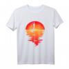 Windsurf Sonnenuntergang T-Shirt  Perfektes Design für Wassersport- und Windsurfing-Fans, Surfe der Sonne entgegen