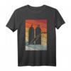 Schweißmaschine Gas Sunset Distressed T-Shirt - Lustiges Schweißer Design, ideales Geschenk für Schweißer, Metallbauer & Berufsliebhaber