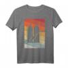 Schweißmaschine Gas Sunset Distressed T-Shirt - Lustiges Schweißer Design, ideales Geschenk für Schweißer, Metallbauer & Berufsliebhaber