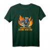 Schweißer T-Shirt mit Spruch 'Welding is like sewing with fire'  Lustiges Design für Schweißer und Metallarbeiter