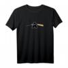The Dark Side of the Meeple Geschenk für Brettspieler T-Shirt  Originelles Design für Spieleabende & Conventions