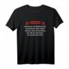 Straßenwärter Definition Leitkegel Autobahn Beruf Geschenk T-Shirt - Perfekt für Baustellen- und Verkehrssicherheits-Fans