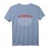 Straßenwärter Definition Leitkegel Autobahn Beruf Geschenk T-Shirt - Perfekt für Baustellen- und Verkehrssicherheits-Fans
