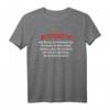 Straßenwärter Definition Leitkegel Autobahn Beruf Geschenk T-Shirt - Perfekt für Baustellen- und Verkehrssicherheits-Fans