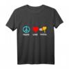 Post Peace Love Briefkasten Briefträger Postbote Paketdienst T-Shirt  Lustiges Geschenk für Briefträger, Paketdienst & Zusteller zum Weltfriedenstag & Arbeitstag