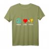 Post Peace Love Briefkasten Briefträger Postbote Paketdienst T-Shirt  Lustiges Geschenk für Briefträger, Paketdienst & Zusteller zum Weltfriedenstag & Arbeitstag