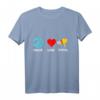 Post Peace Love Briefkasten Briefträger Postbote Paketdienst T-Shirt  Lustiges Geschenk für Briefträger, Paketdienst & Zusteller zum Weltfriedenstag & Arbeitstag