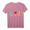 Post Peace Love Briefkasten Briefträger Postbote Paketdienst T-Shirt  Lustiges Geschenk für Briefträger, Paketdienst & Zusteller zum Weltfriedenstag & Arbeitstag