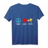 Post Peace Love Briefkasten Briefträger Postbote Paketdienst T-Shirt  Lustiges Geschenk für Briefträger, Paketdienst & Zusteller zum Weltfriedenstag & Arbeitstag