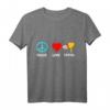 Post Peace Love Briefkasten Briefträger Postbote Paketdienst T-Shirt  Lustiges Geschenk für Briefträger, Paketdienst & Zusteller zum Weltfriedenstag & Arbeitstag