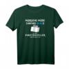 Postzusteller Morgens Müde Abends Blau T-Shirt  Praktische Geschenkidee für Paketfahrer & Briefträger
