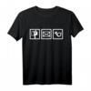 Briefträger T-Shirt mit Briefsymbol und Waldhorn  Klassisch geschnitten, langlebig, ideales Geschenk für Postboten