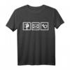 Briefträger T-Shirt mit Briefsymbol und Waldhorn  Klassisch geschnitten, langlebig, ideales Geschenk für Postboten