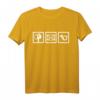 Briefträger T-Shirt mit Briefsymbol und Waldhorn  Klassisch geschnitten, langlebig, ideales Geschenk für Postboten
