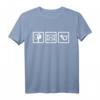 Briefträger T-Shirt mit Briefsymbol und Waldhorn  Klassisch geschnitten, langlebig, ideales Geschenk für Postboten