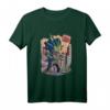 Japanischer Kaiju Porree Brokkoli Anime T-Shirt  Lustiges Manga Cartoon Design für Anime- und Japan-Fans