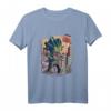 Japanischer Kaiju Porree Brokkoli Anime T-Shirt  Lustiges Manga Cartoon Design für Anime- und Japan-Fans