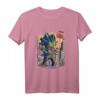 Japanischer Kaiju Porree Brokkoli Anime T-Shirt  Lustiges Manga Cartoon Design für Anime- und Japan-Fans