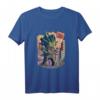 Japanischer Kaiju Porree Brokkoli Anime T-Shirt  Lustiges Manga Cartoon Design für Anime- und Japan-Fans