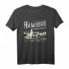 Hamburg Landungsbrücken T-Shirt - Vintage Retro Look, Geschenkidee für Hamburger, Hamburg Fans & Liebhaber zu Geburtstag & Weihnachten