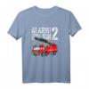 Feuerwehrauto Geburtstag Alarm Ich bin 2 Jahre Feuerwehrmann T-Shirt  Lustiges Geschenk für Zweijährige, Jungen, Feuerwehrfans & Kindergeburtstag