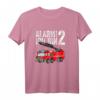 Feuerwehrauto Geburtstag Alarm Ich bin 2 Jahre Feuerwehrmann T-Shirt  Lustiges Geschenk für Zweijährige, Jungen, Feuerwehrfans & Kindergeburtstag