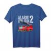 Feuerwehrauto Geburtstag Alarm Ich bin 2 Jahre Feuerwehrmann T-Shirt  Lustiges Geschenk für Zweijährige, Jungen, Feuerwehrfans & Kindergeburtstag