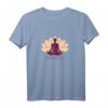 Buddha Om Lotusblume Yoga Namaste T-Shirt  Spirituelles Meditationsmotiv für Frauen