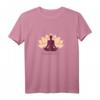 Buddha Om Lotusblume Yoga Namaste T-Shirt  Spirituelles Meditationsmotiv für Frauen