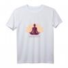 Buddha Om Lotusblume Yoga Namaste T-Shirt  Spirituelles Meditationsmotiv für Frauen