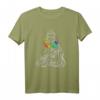 Buddha mit Kopfhörer T-Shirt - Spirituelles Musik-Design für Buddhismus, Yoga & Meditationsliebhaber als Geschenk