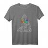 Buddha mit Kopfhörer T-Shirt - Spirituelles Musik-Design für Buddhismus, Yoga & Meditationsliebhaber als Geschenk