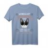 Vorsicht vor dem Frauchen - Französische Bulldogge T-Shirt für Hundeliebhaberinnen & -liebhaber, lustiges und süßes Design, perfektes Geschenk für Gassi oder Hundeschule