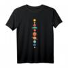 Flat Earth Society T-Shirt Planet Solar System  Lustiges Wissenschafts-Geschenk für Männer, Frauen, Kinder & Astro-Fans zu Geburtstag, Weihnachten, Vatertag oder Erdentag
