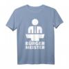 Bürgermeister T-Shirt mit Silhouette  Klassisch geschnitten, für Stadt- und Ortsführer, ideal als Geschenk für Bürgermeister und Kommunalpolitiker