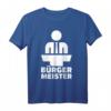 Bürgermeister T-Shirt mit Silhouette  Klassisch geschnitten, für Stadt- und Ortsführer, ideal als Geschenk für Bürgermeister und Kommunalpolitiker