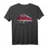 Ludmilla Modellbahn Diesel-Lok BR 132 BR 232 T-Shirt - Retro Eisenbahn Fanartikel für DDR Lokomotivfans & Modellbahn-Enthusiasten