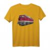 Ludmilla Modellbahn Diesel-Lok BR 132 BR 232 T-Shirt - Retro Eisenbahn Fanartikel für DDR Lokomotivfans & Modellbahn-Enthusiasten