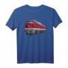 Ludmilla Modellbahn Diesel-Lok BR 132 BR 232 T-Shirt - Retro Eisenbahn Fanartikel für DDR Lokomotivfans & Modellbahn-Enthusiasten