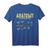Anatomy of a Real Fast Pew Pewer Waffe Polizist Soldat T-Shirt  Retro Vintage Design, Perfektes Geschenk für Schützen, Polizei & Militär Fans