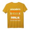 Geschäftsführerin Multitasking Ninja lustig T-Shirt  Perfektes Geschenk zum HapBunny für Power-Frauen und Managerinnen