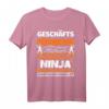 Geschäftsführerin Multitasking Ninja lustig T-Shirt  Perfektes Geschenk zum HapBunny für Power-Frauen und Managerinnen