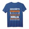 Geschäftsführerin Multitasking Ninja lustig T-Shirt  Perfektes Geschenk zum HapBunny für Power-Frauen und Managerinnen