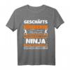 Geschäftsführerin Multitasking Ninja lustig T-Shirt  Perfektes Geschenk zum HapBunny für Power-Frauen und Managerinnen
