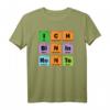 Rente Lehrer Ruhestand Chemie Physik Chemiker Periodensystem T-Shirt - Lustiges Abschiedsgeschenk für Chemiker, Laboranten & Chemielehrer