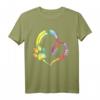 Aquarell Pfote Hunde Herz Design Hundeliebhaber T-Shirt  Klassisch geschnitten, perfekt für Hundeliebhaber und als Geschenk