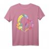 Aquarell Pfote Hunde Herz Design Hundeliebhaber T-Shirt  Klassisch geschnitten, perfekt für Hundeliebhaber und als Geschenk