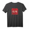 Four On The Floor Techno Rhythm Beat DJ Producer Rave T-Shirt  Trendiges Vintage Design für Elektronik- und Synthesizer-Fans, ideal als Geschenk für Musiker, Nerds und Studenten