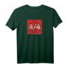 Four On The Floor Techno Rhythm Beat DJ Producer Rave T-Shirt  Trendiges Vintage Design für Elektronik- und Synthesizer-Fans, ideal als Geschenk für Musiker, Nerds und Studenten